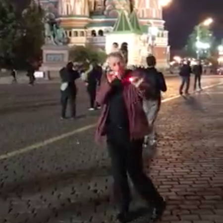 Фокусы на Красной площади