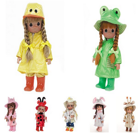 Куклы Precious Moment's в дождевиках